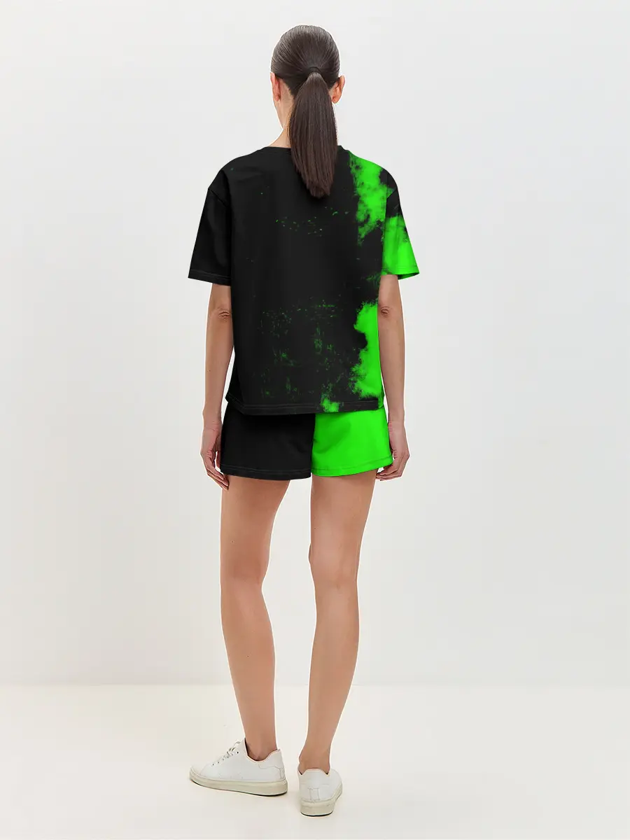 Женская пижама с шортами / Im on the highway to hell AC/DC