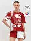 Женская пижама с шортами / Im on the highway to hell AC/DC