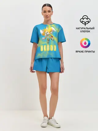 Женская пижама с шортами / Sonic - Майлз Тейлз