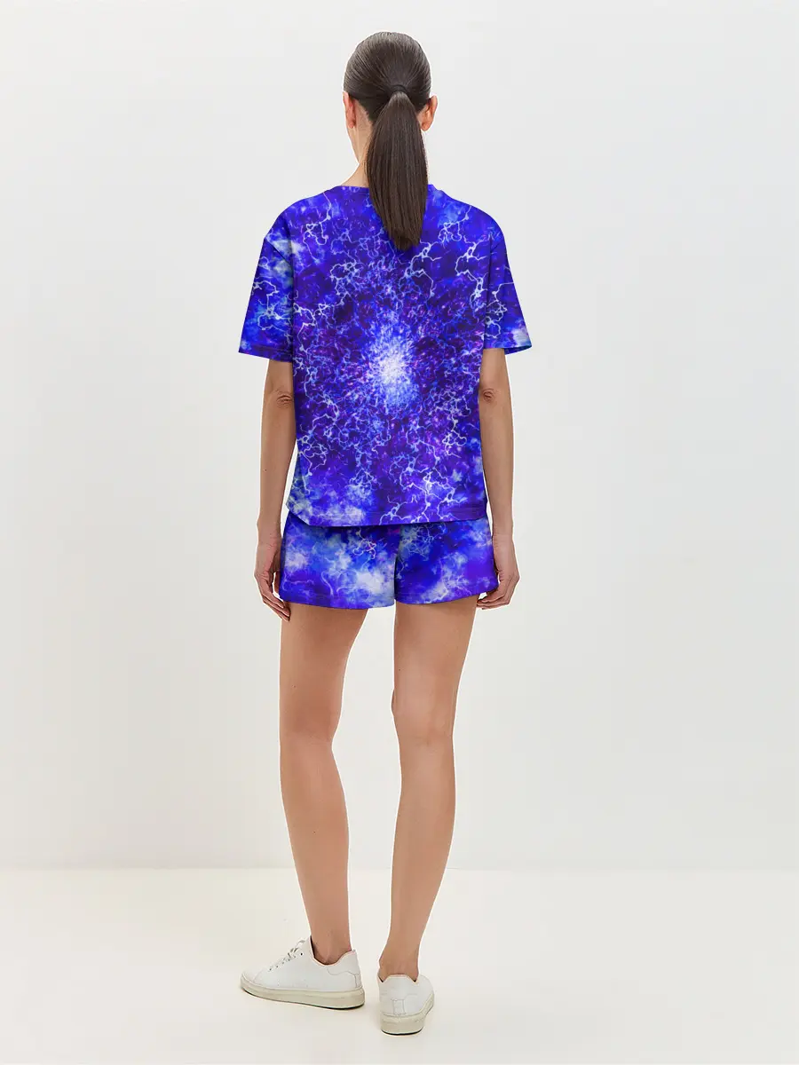 Женская пижама с шортами / Sonic | Молнии