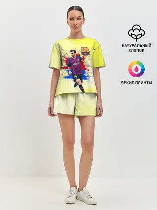 Женская пижама с шортами / Месси
