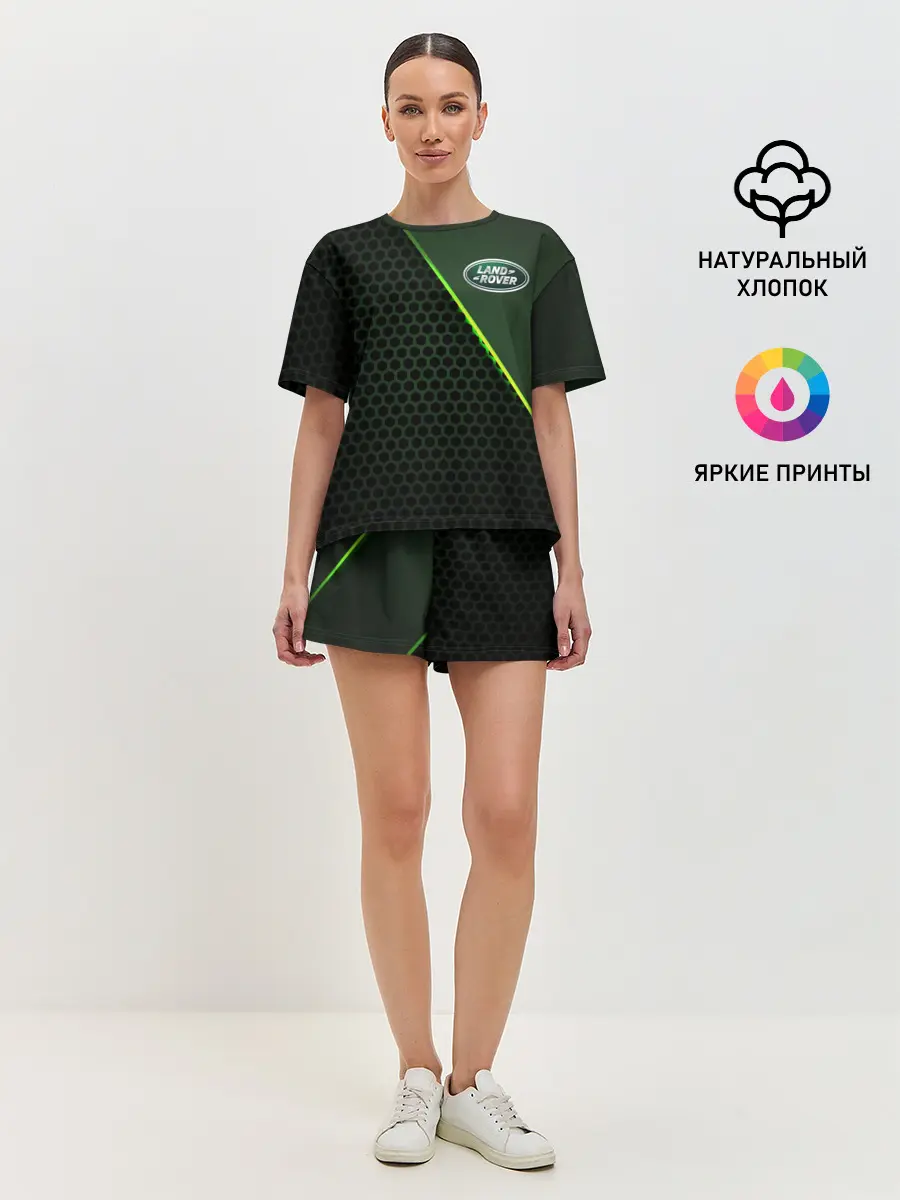 Женская пижама с шортами / Land Rover | Ленд Ровер