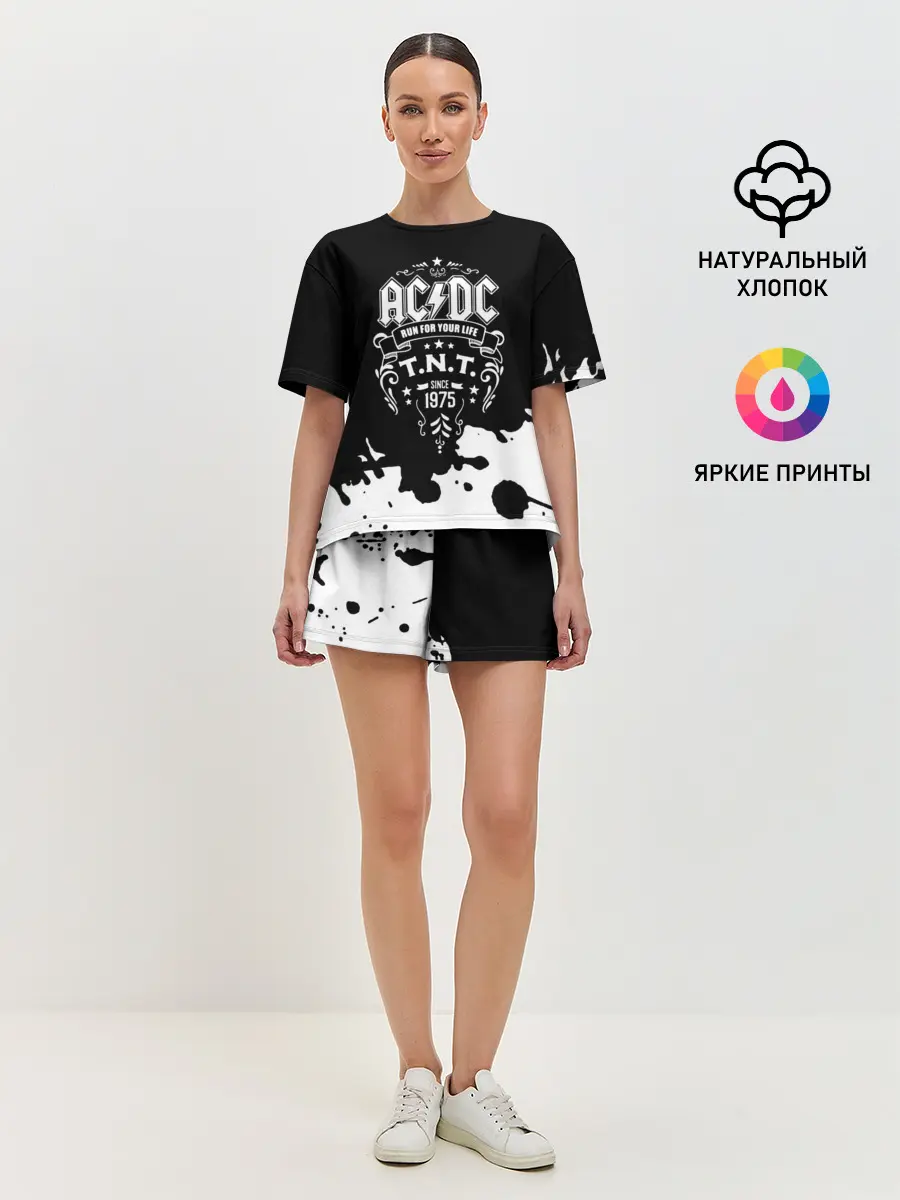 Женская пижама с шортами / AC/DC T.N.T.