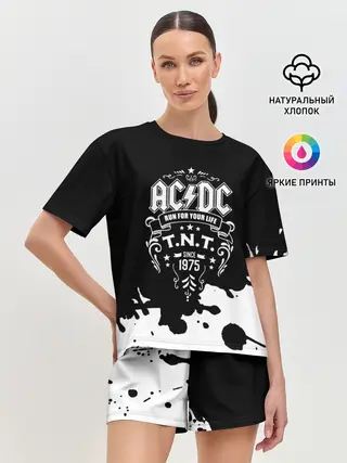 Женская пижама с шортами / AC/DC T.N.T.