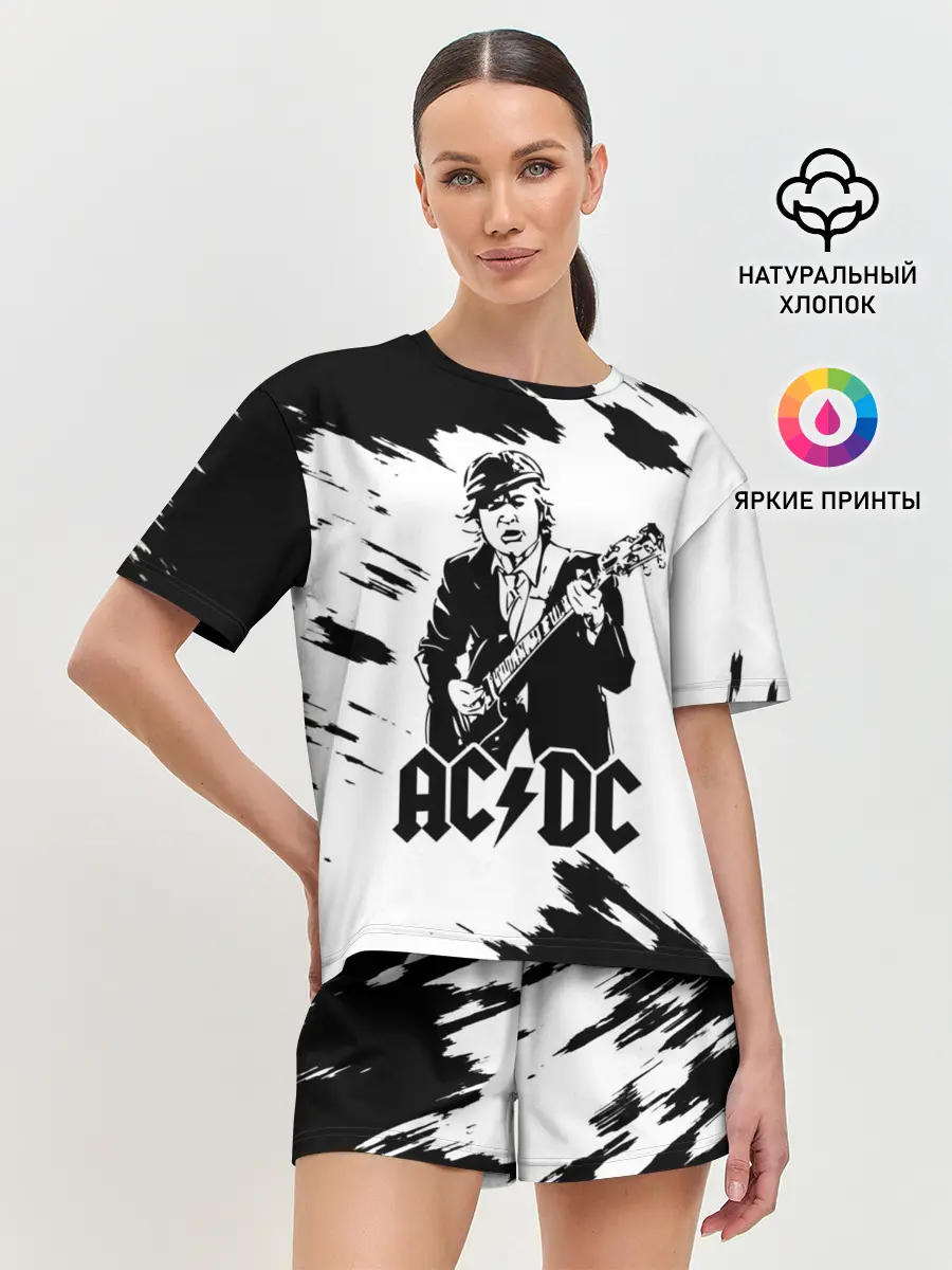 Женская пижама с шортами / AC/DC