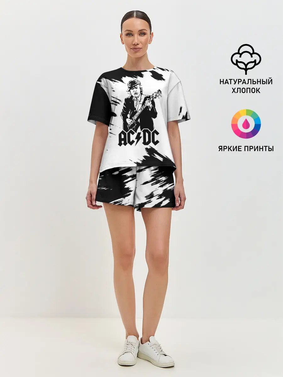 Женская пижама с шортами / AC/DC