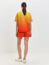 Женская пижама с шортами / Оранж