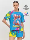 Женская пижама с шортами / Sonic