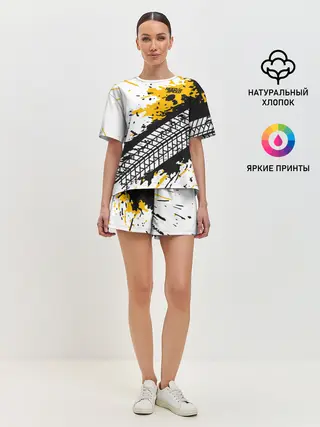 Женская пижама с шортами / Need for Speed