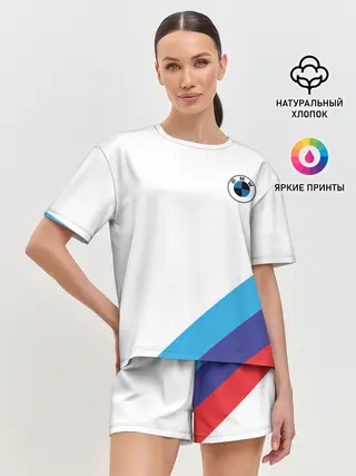 Женская пижама с шортами / BMW NEW LOGO