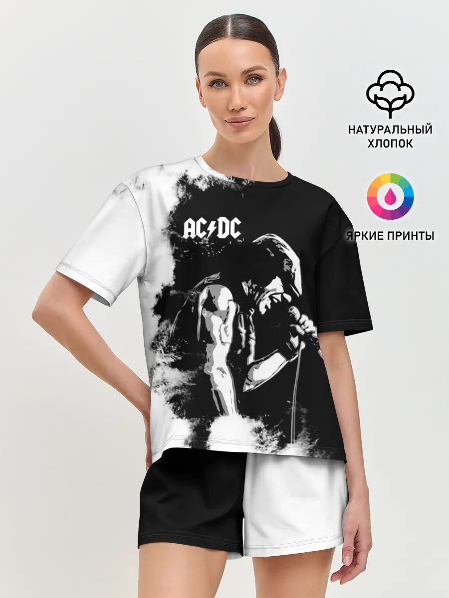 Женская пижама с шортами / AC/DC