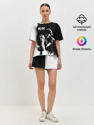 Женская пижама с шортами / AC/DC