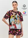 Женская пижама с шортами / I Love BTS