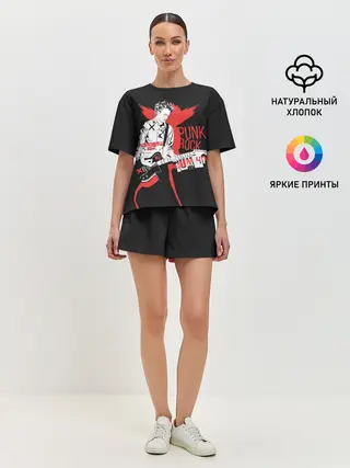 Женская пижама с шортами / Punk-rock