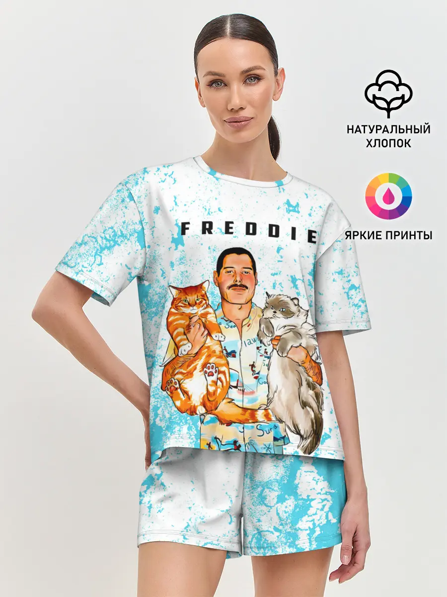 Женская пижама с шортами / Queen