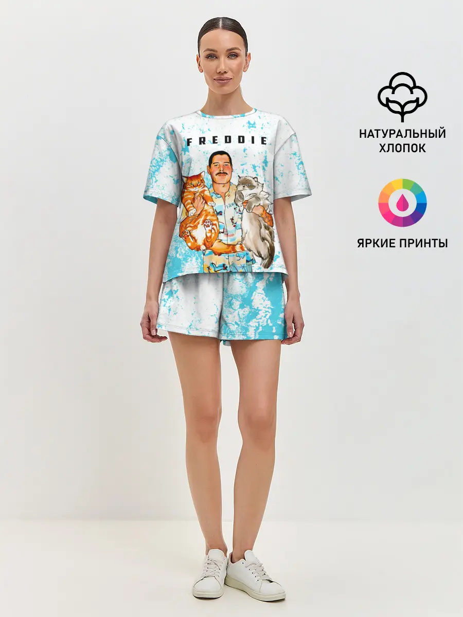 Женская пижама с шортами / Queen