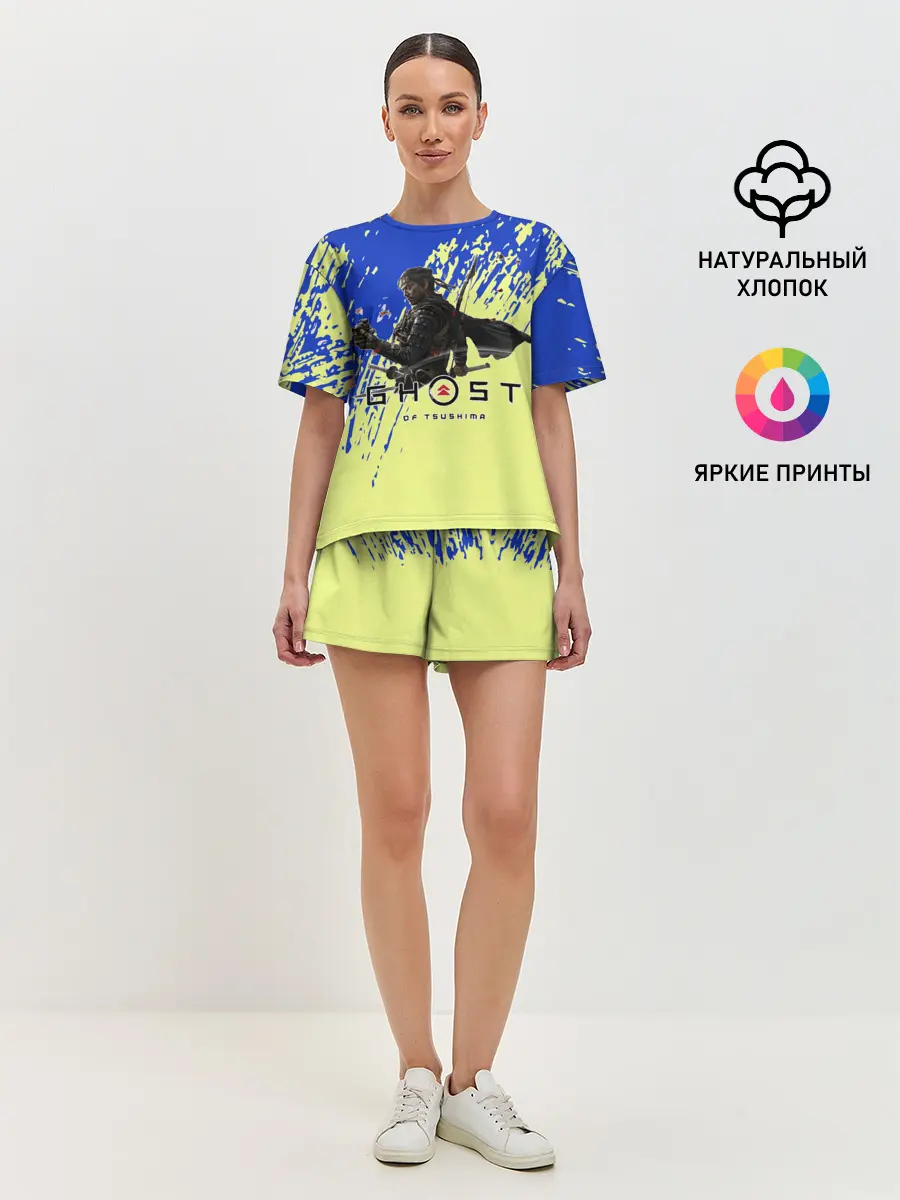 Женская пижама с шортами / Ghost of Tsushima