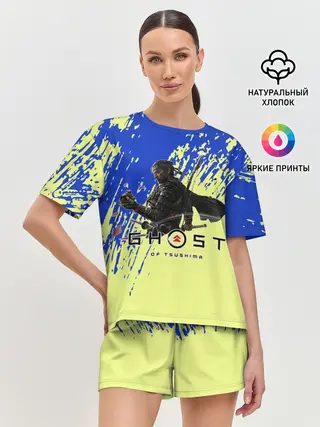 Женская пижама с шортами / Ghost of Tsushima