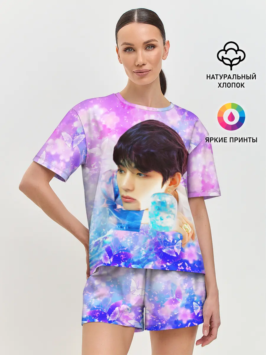 Женская пижама с шортами / БТС 2020 Season Greeting Ви V