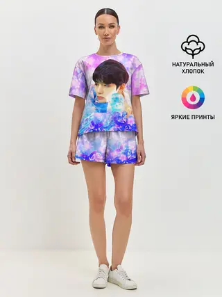 Женская пижама с шортами / БТС 2020 Season Greeting Ви V