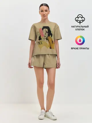 Женская пижама с шортами / MICK JAGGER