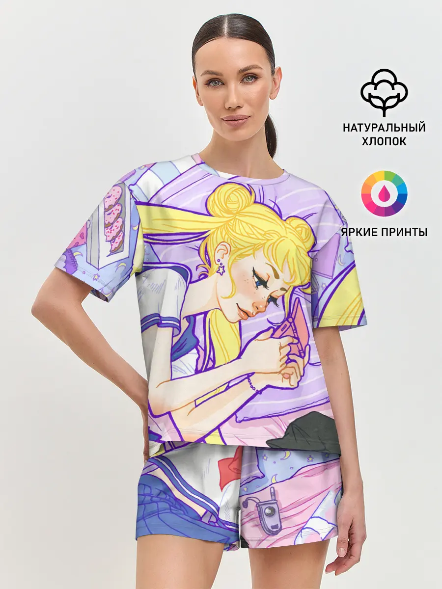 Женская пижама с шортами / СЕЙЛОР МУН