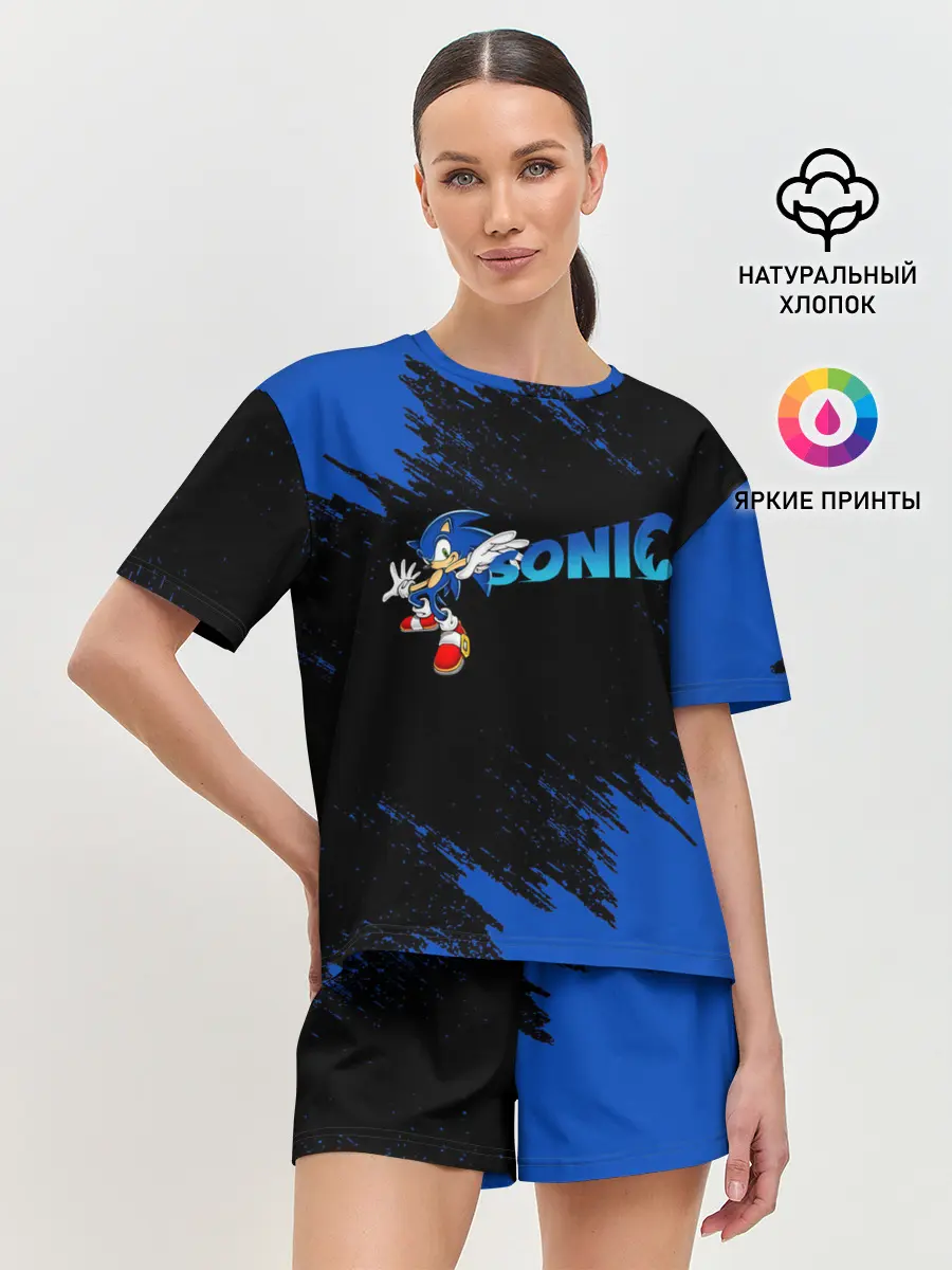 Женская пижама с шортами / SONIC