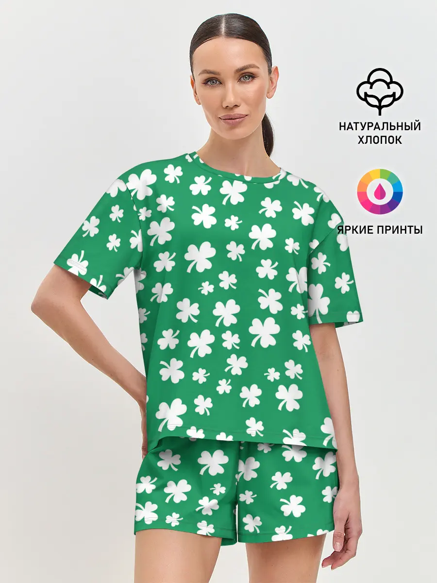 Женская пижама с шортами / ДЕНЬ СВЯТОГО ПАТРИКА | ST. PATRICKS DAY
