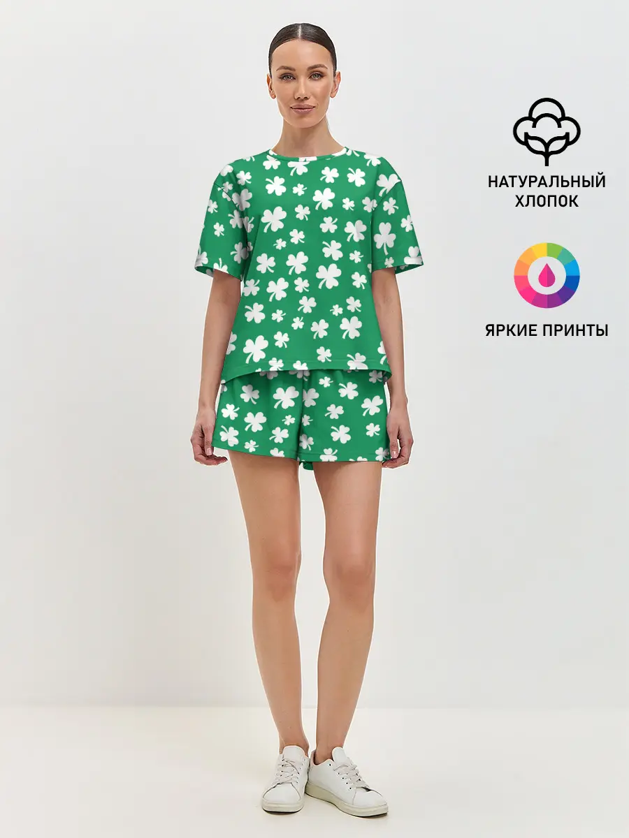 Женская пижама с шортами / ДЕНЬ СВЯТОГО ПАТРИКА | ST. PATRICKS DAY
