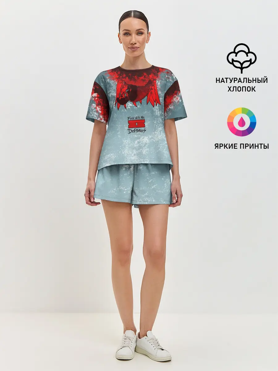 Женская пижама с шортами / Deftones F*ck with me