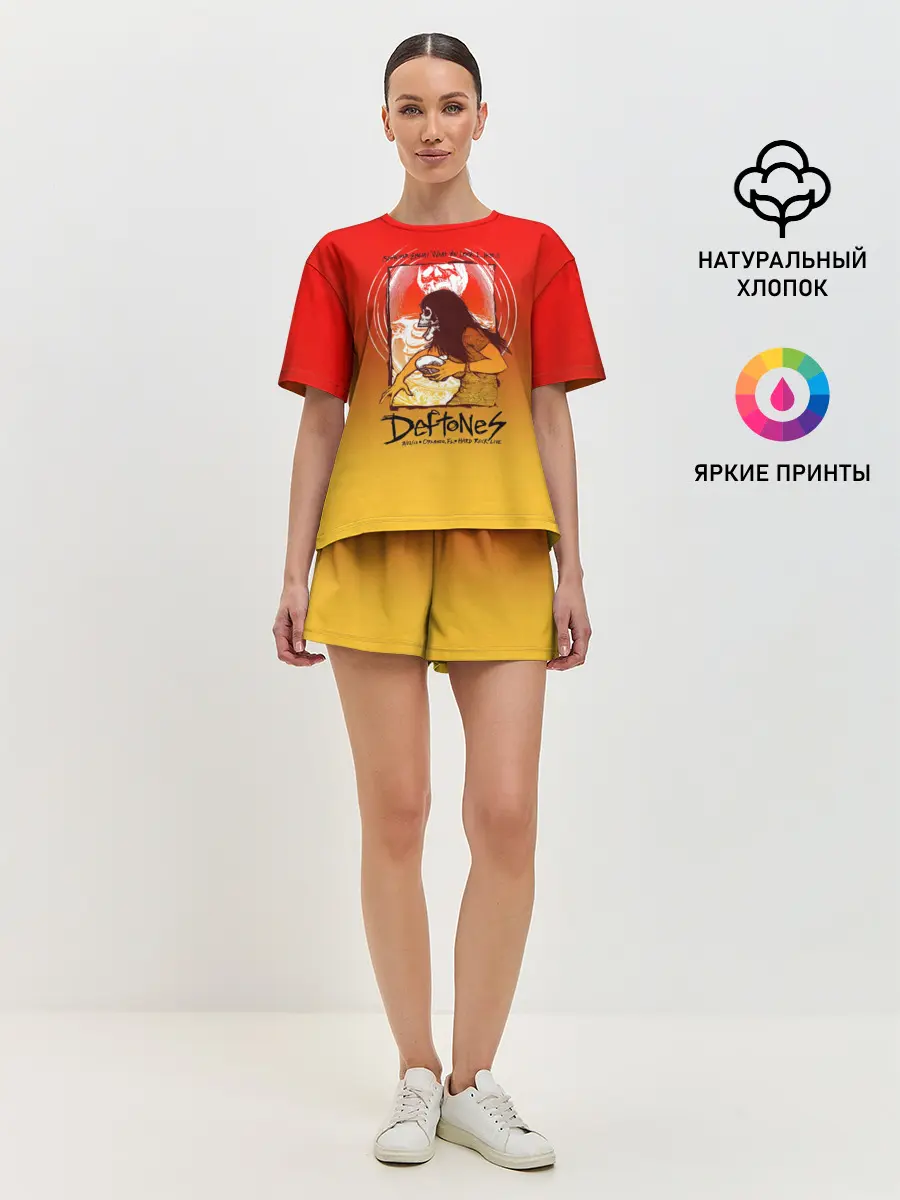 Женская пижама с шортами / Deftones Poster
