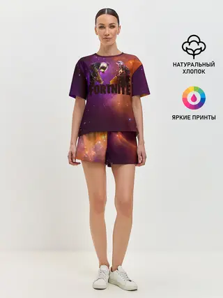 Женская пижама с шортами / Fortnite