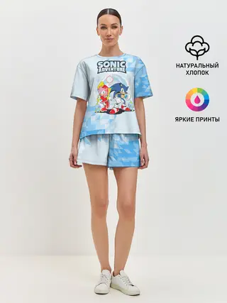 Женская пижама с шортами / sonik