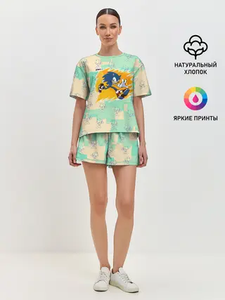 Женская пижама с шортами / sonik