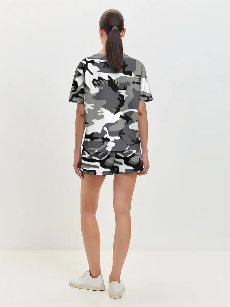 Женская пижама с шортами / Камуфляж Sabaton