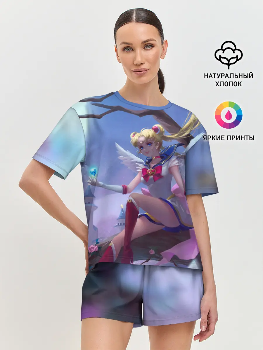 Женская пижама с шортами / СЕЙЛОР МУН