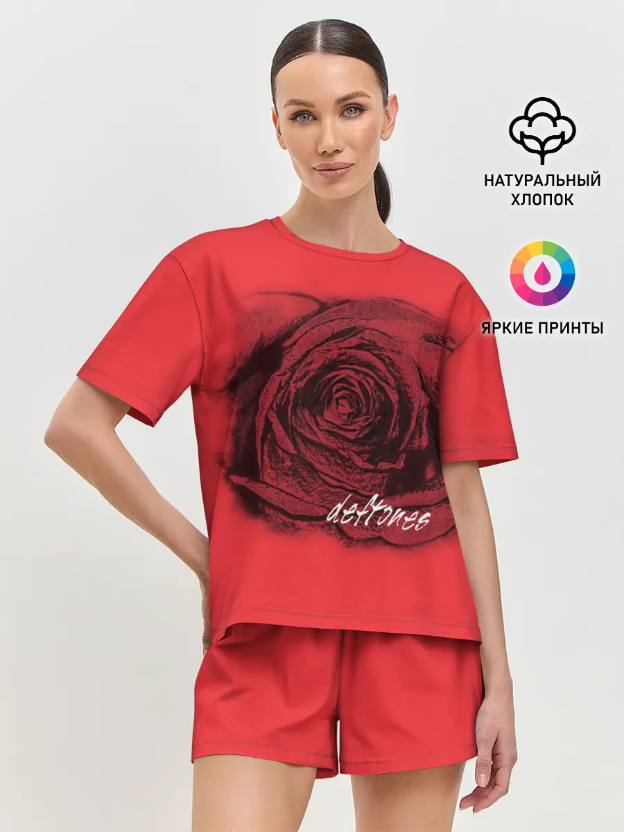 Женская пижама с шортами / Deftones