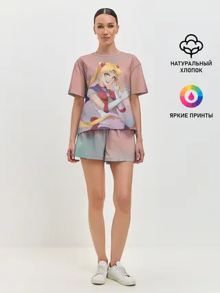 Женская пижама с шортами / СЕЙЛОР МУН