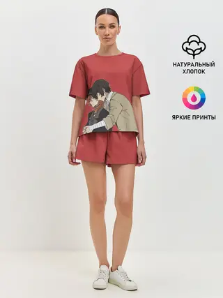 Женская пижама с шортами / Дазай и Чуя