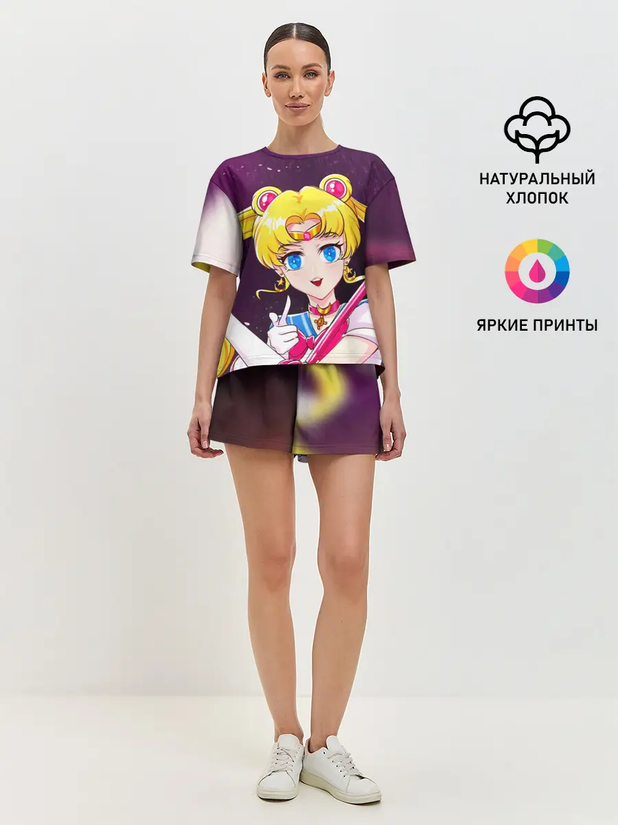 Женская пижама с шортами / Sailor Moon