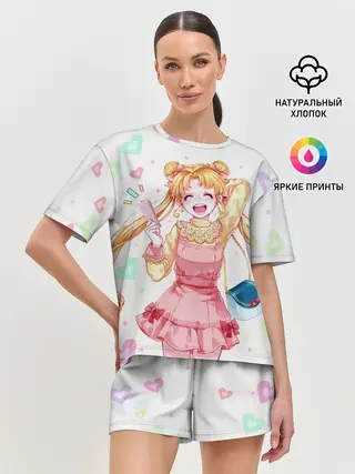 Женская пижама с шортами / SAILOR MOON