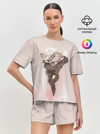 Женская пижама с шортами / Дазай и Чуя