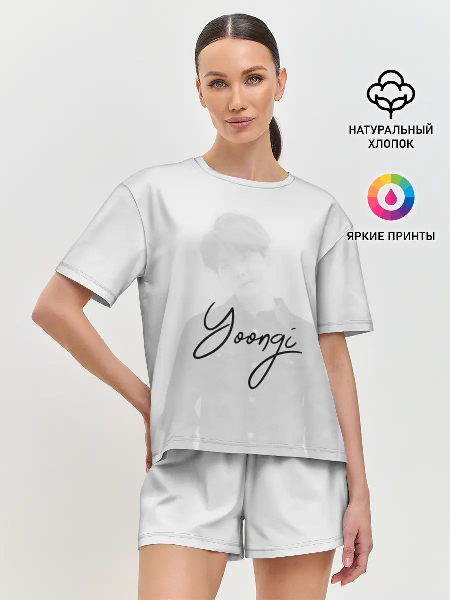 Женская пижама с шортами / BTS Min Yoongi