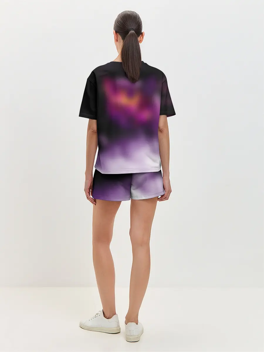 Женская пижама с шортами / КОСМОС КИСЫ