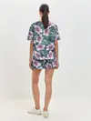 Женская пижама с шортами / Тропический цветок
