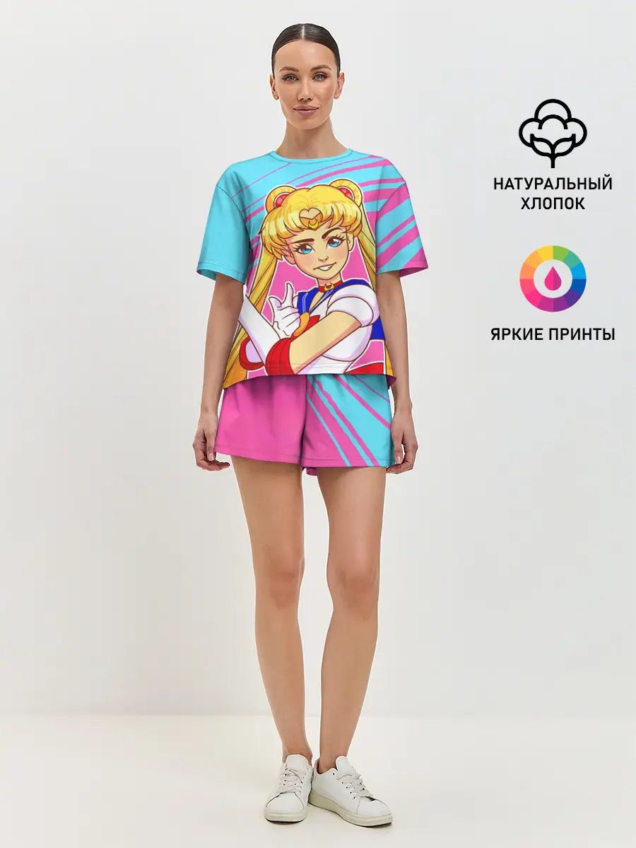 Женская пижама с шортами / СЕЙЛОР МУН