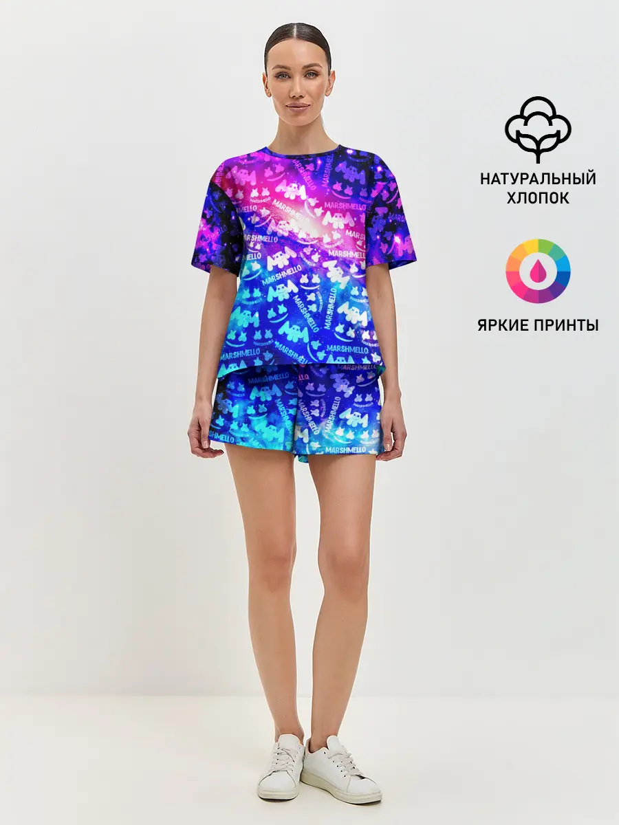 Женская пижама с шортами / MARSMELLO