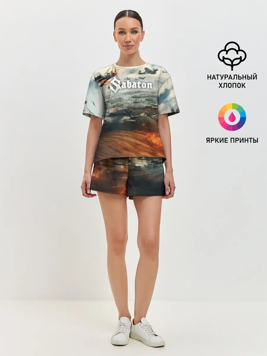 Женская пижама с шортами / Sabaton