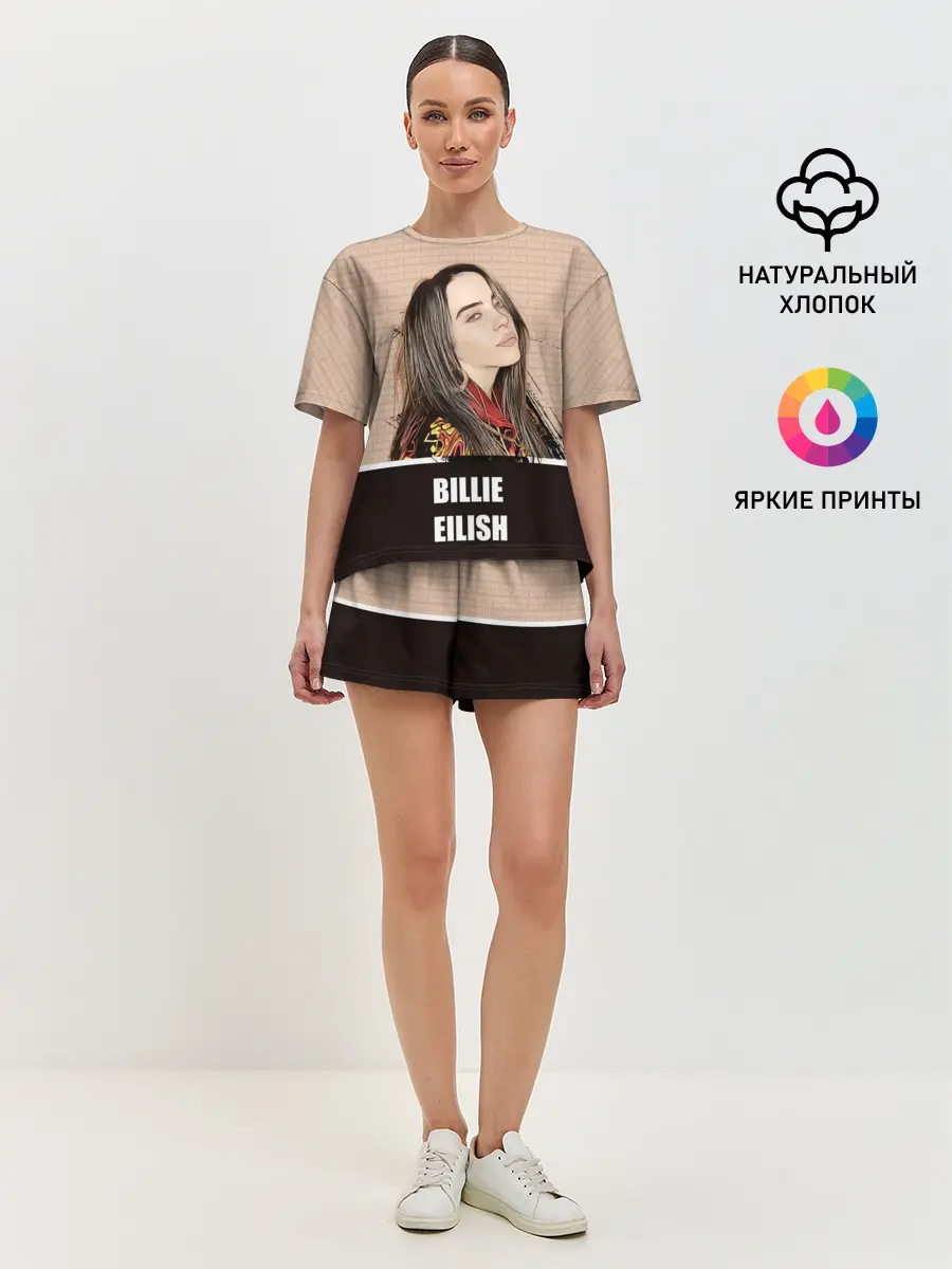 Женская пижама с шортами / Billie Eilish