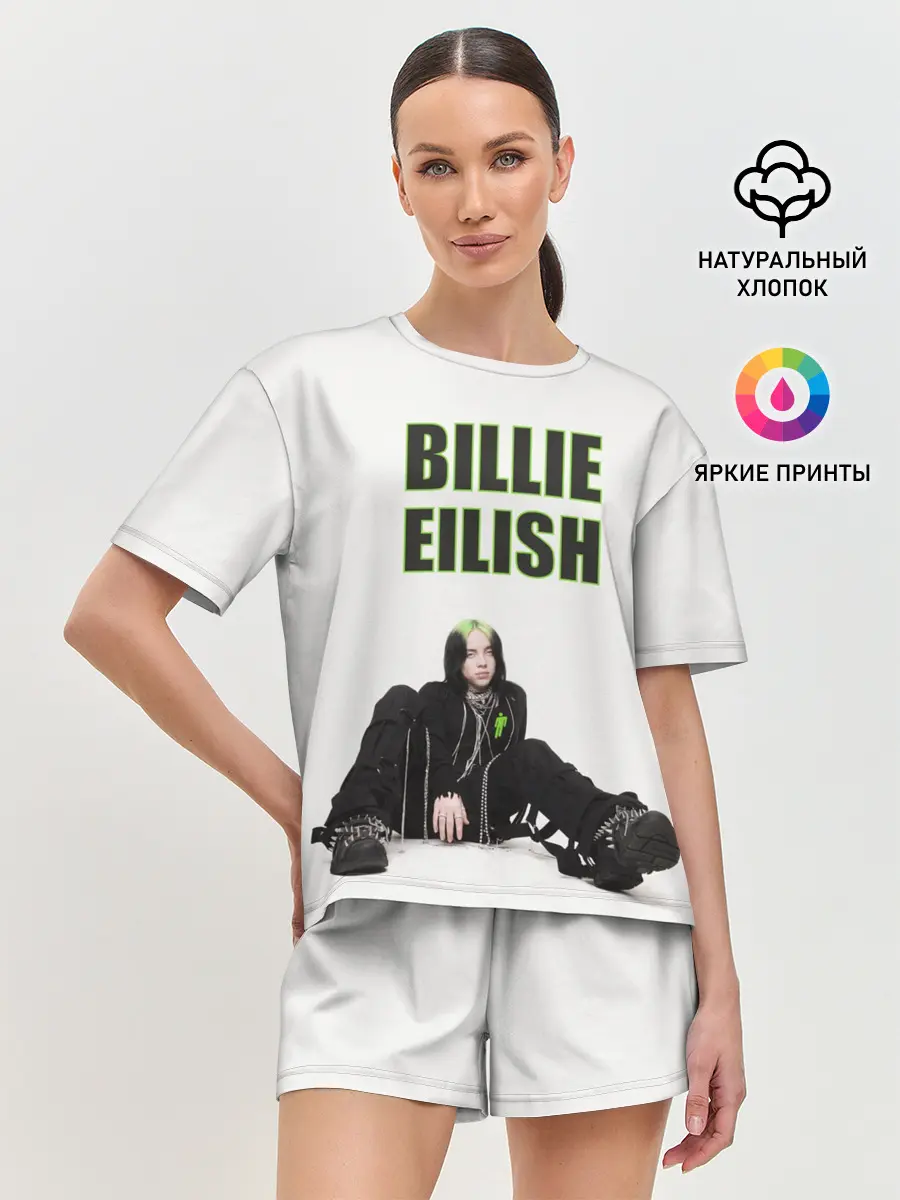 Женская пижама с шортами / Billie Eilish